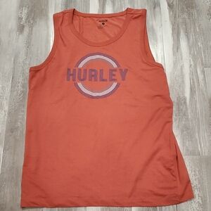 Hurley Men's Orange Tank Top